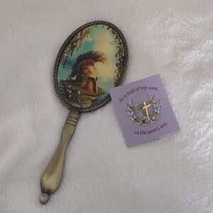 Owlcrate The Song Of Achilles Hand Mirror And Rings